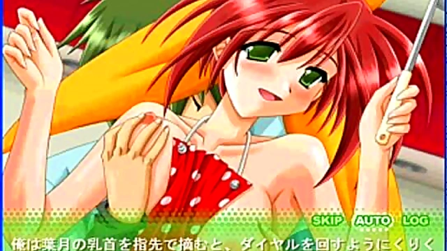 Cute Anime Girl Hazuki Gets naughty in Hot Eroge Scene
