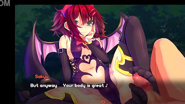 Horny Hentai Babe Gives Foot Job Teasing Game Lover