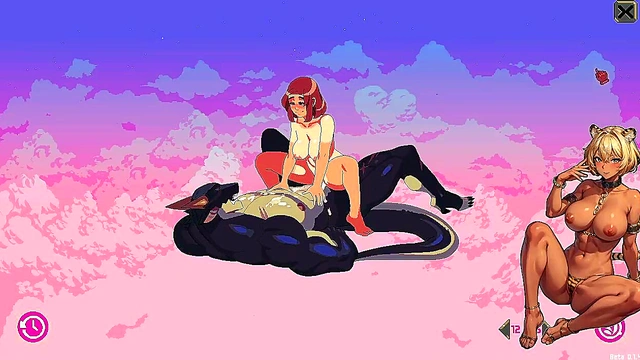 Japanese Cloud Meadow Sex Game Party Turns Erotic With Hot Hentai Action