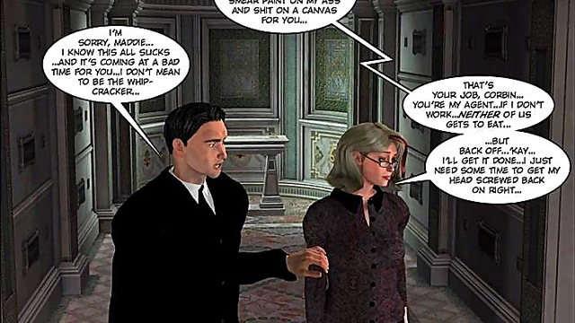 Mysterious MILF With Big Tits Seduces in 3D Anime Cartoon Adventure