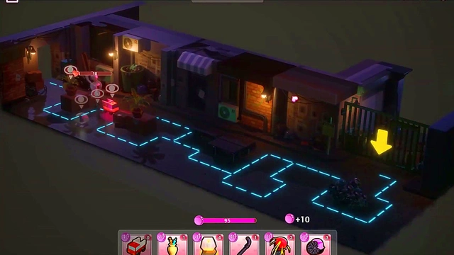 Cute Honey BunnyGirl Gets Cuckolded in Threesome Alley Action