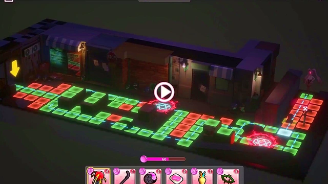 Cute Honey BunnyGirl Gets Cuckolded in Threesome Alley Action