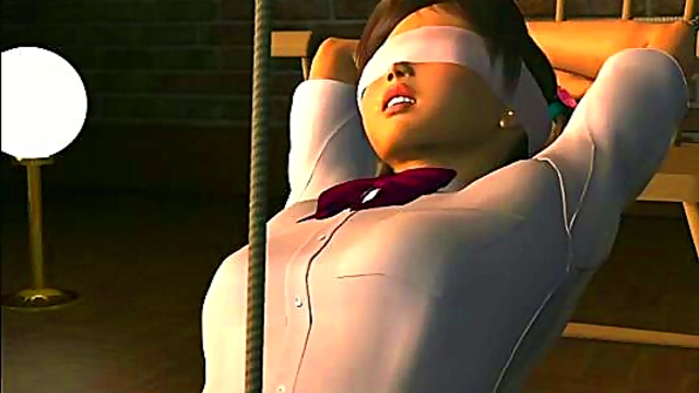 Bound Anime Chick Gets Hardcore Hentai Action With Cartoony Passion