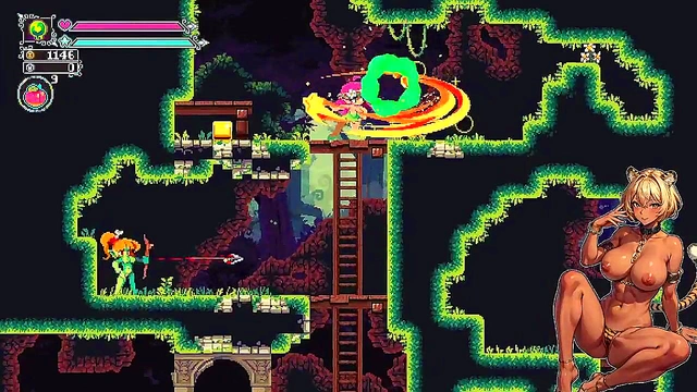 Slime Girl's Defeat Leads to Intense Forbidden Sex Hex in Flip Witch Live Play