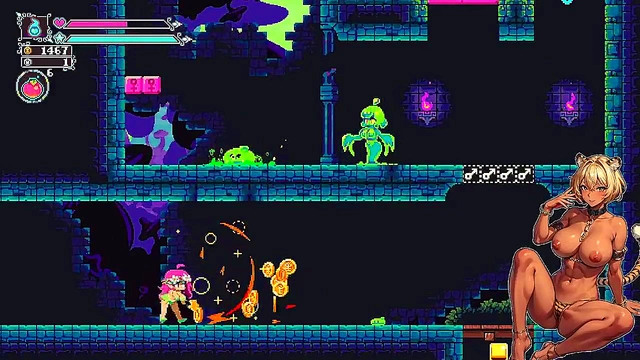 Slime Girl's Defeat Leads to Intense Forbidden Sex Hex in Flip Witch Live Play