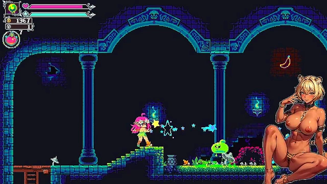 Slime Girl's Defeat Leads to Intense Forbidden Sex Hex in Flip Witch Live Play