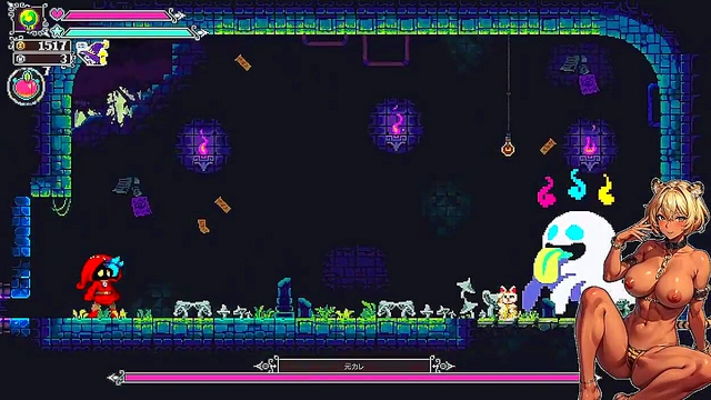 Slime Girl's Defeat Leads to Intense Forbidden Sex Hex in Flip Witch Live Play