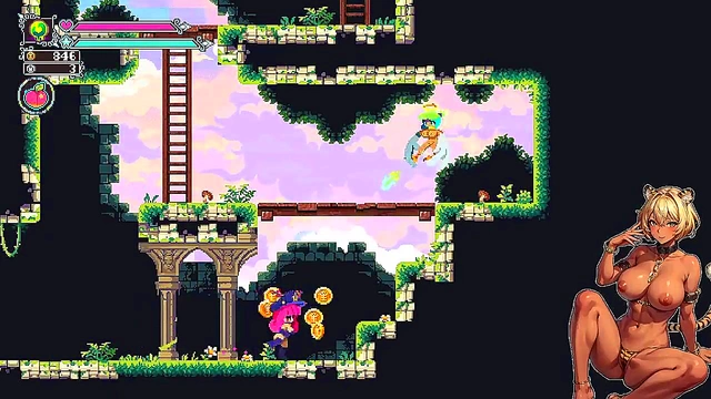 Slime Girl's Defeat Leads to Intense Forbidden Sex Hex in Flip Witch Live Play