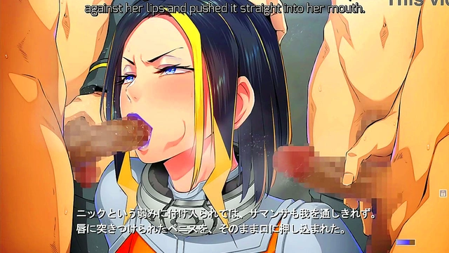 Hentai Anime Villainess Sucks Dick In Seductive Sacrificial Scene