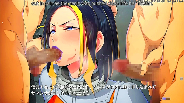 Hentai Anime Villainess Sucks Dick In Seductive Sacrificial Scene