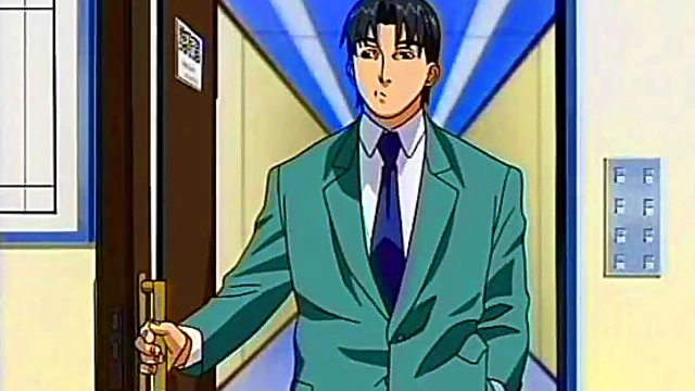 Office Seduction – Anime Secretary Tempts Boss With Lacy Lingerie