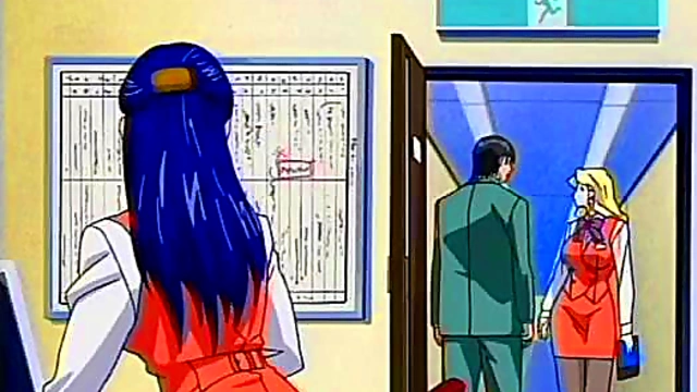 Office Seduction – Anime Secretary Tempts Boss With Lacy Lingerie
