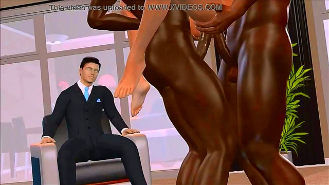 Cuckolded Husband Watches Anime Bitch Get Double Penetrated In 3D Hentai Action