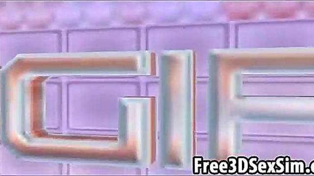 Steamy 3D Cartoon Hotties Seduce in Sexy Softcore Anime Action