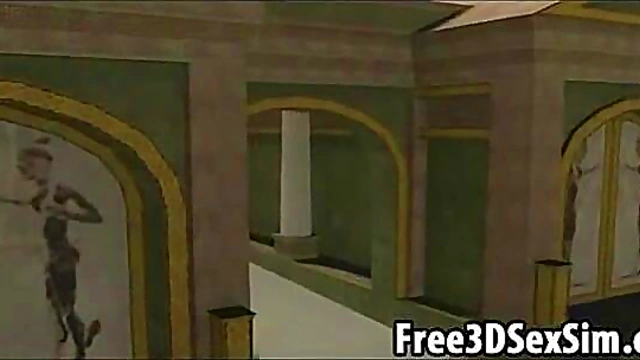 Steamy 3D Cartoon Hotties Seduce in Sexy Softcore Anime Action