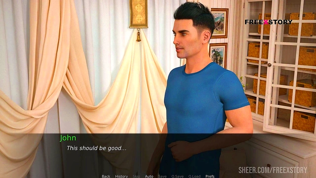 Lola Gives Seductive Massage to John, Pressing Her Big Breasts for Intense Pleasure