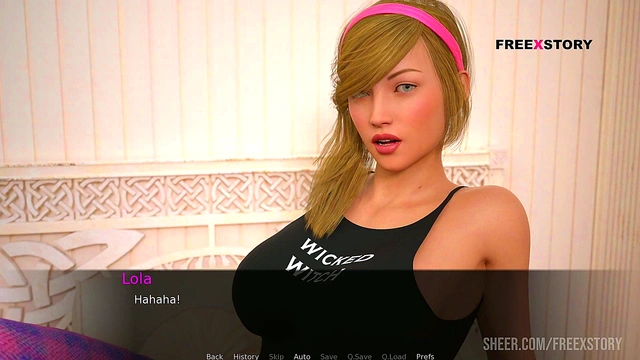 Lola Gives Seductive Massage to John, Pressing Her Big Breasts for Intense Pleasure