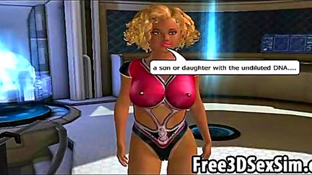 Busty Blonde Cartoon Hottie Gets Fucked Hard In Hot Hentai Action