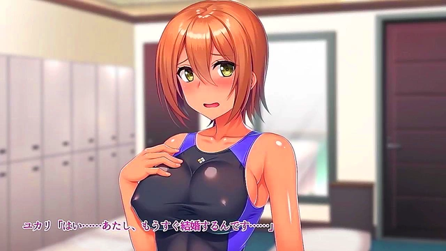 Japanese Hentai Swim Instructor Gives Intense Blowjob & Hardcore Action