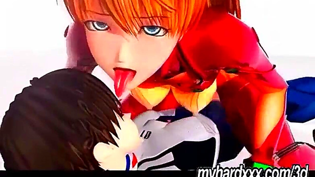 3D Anime Toon Asuka Rides Dick Hard For Mind-Bending Orgasm
