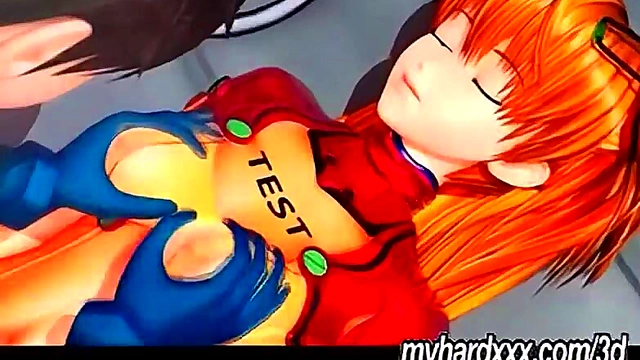 3D Anime Toon Asuka Rides Dick Hard For Mind-Bending Orgasm