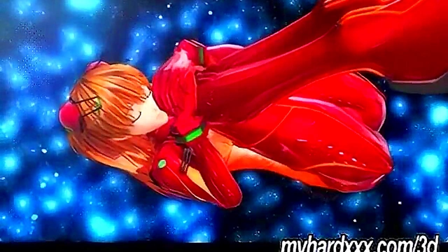 3D Anime Toon Asuka Rides Dick Hard For Mind-Bending Orgasm