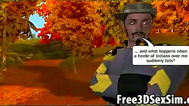 Sexy 3D Indian Cartoon Hottie Gets Felt Up Hardcore