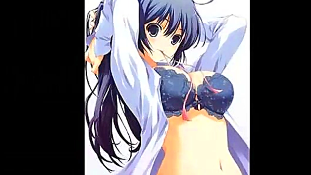 Naked Ecchi Hentai Babe Shows Off Her Curves In Seductive Poses