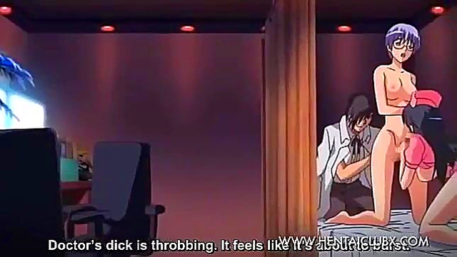 Innocent Hentai Girls Seduced by Horny Doctor in Ecchi Clinic Scene