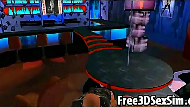 Two Sexy Blonde Cartoon Hotties Get Fucked Hard In 3D Anime Action