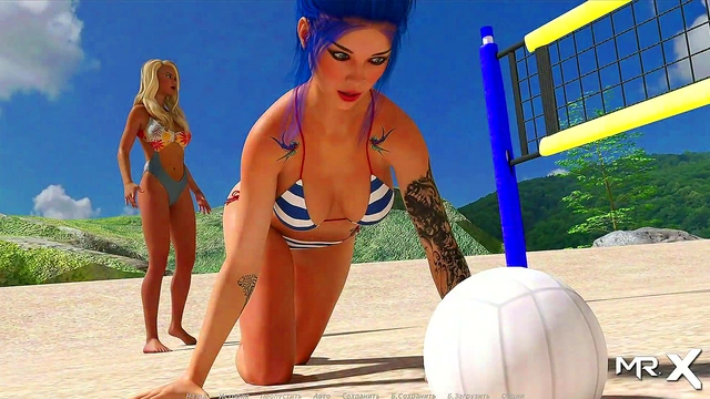 Beach Volleyball Fun Turns Steamy With Sexy Anime Girls In 3D Hentai Action