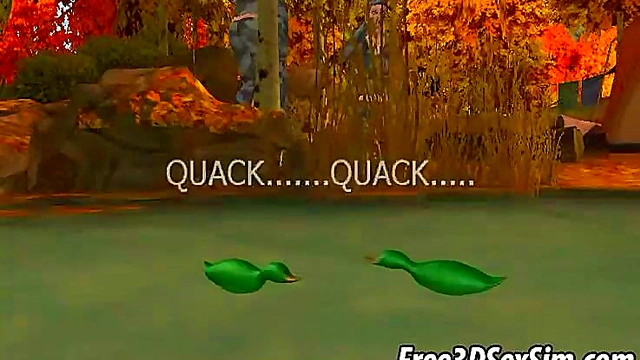 Foxy 3D Cartoon Hottie Gets Fucked Hard Outdoors For Hardcore Fun