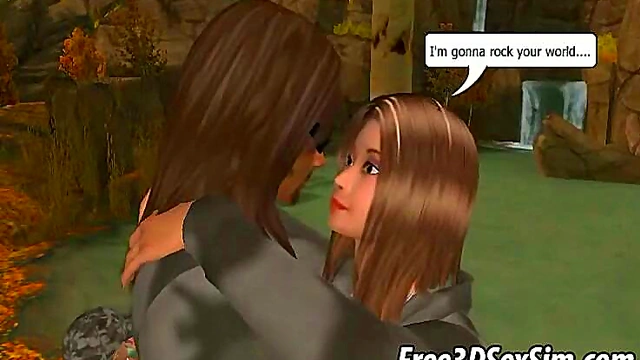 Foxy 3D Cartoon Hottie Gets Fucked Hard Outdoors For Hardcore Fun