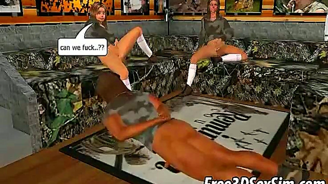 Foxy 3D Cartoon Hottie Gets Fucked Hard Outdoors For Hardcore Fun