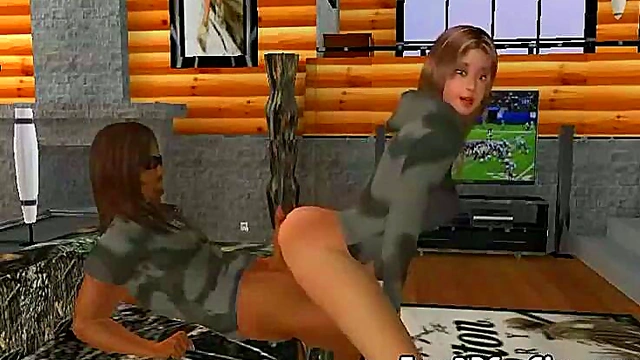 Foxy 3D Cartoon Hottie Gets Fucked Hard Outdoors For Hardcore Fun
