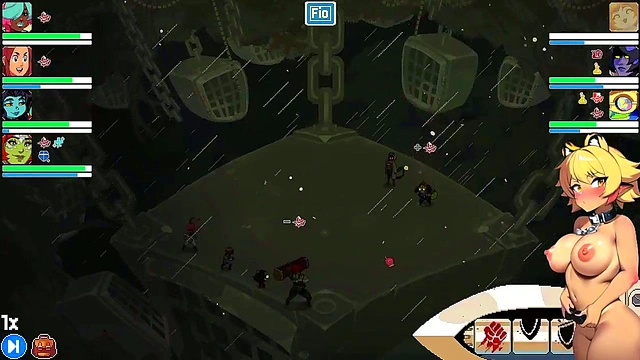 Naughty Girls Punished by Hero in Cloud Meadow Hentai Game Play