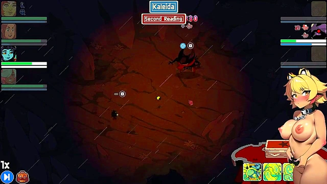 Naughty Girls Punished by Hero in Cloud Meadow Hentai Game Play