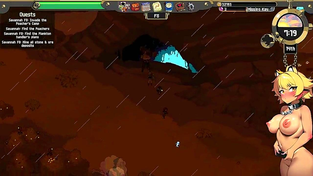 Naughty Girls Punished by Hero in Cloud Meadow Hentai Game Play