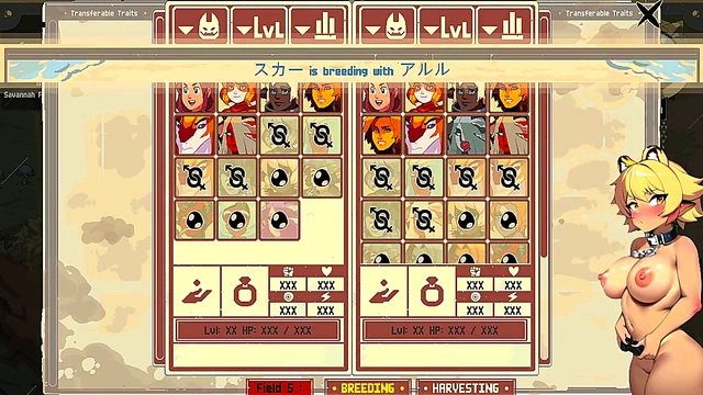 Naughty Girls Punished by Hero in Cloud Meadow Hentai Game Play