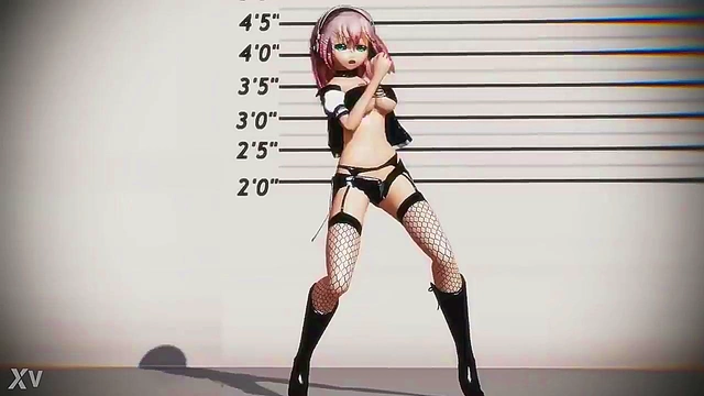 Super Sonico Dances Seductively With Big Tits And Anime Perfection