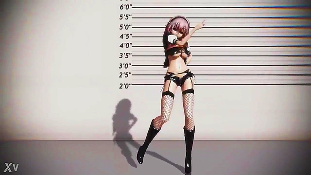 Super Sonico Dances Seductively With Big Tits And Anime Perfection