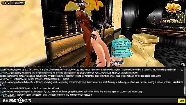 Explore 3D Hentai Gold Room Adventure With Sexy IMVU Characters