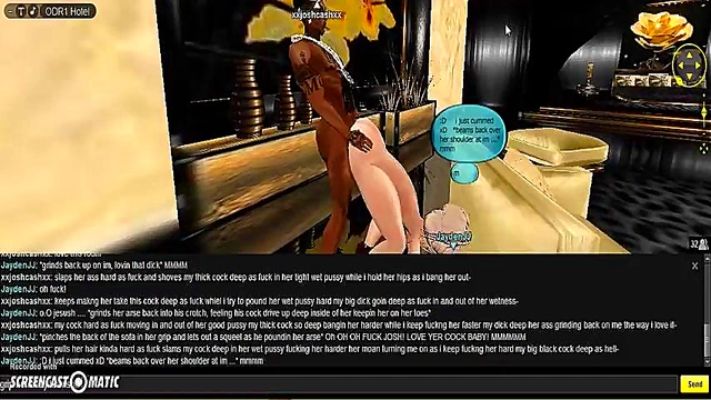 Explore 3D Hentai Gold Room Adventure With Sexy IMVU Characters