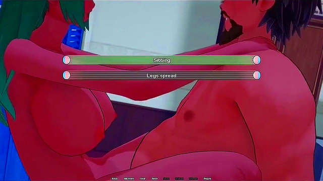 Horny Anime Chick Cuckolds Her Man With King Of Summer Action