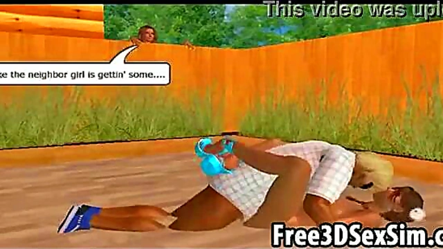 Two Sexy 3D Cartoon Hotties Take Hard Cock Together In Hardcore Anime Action