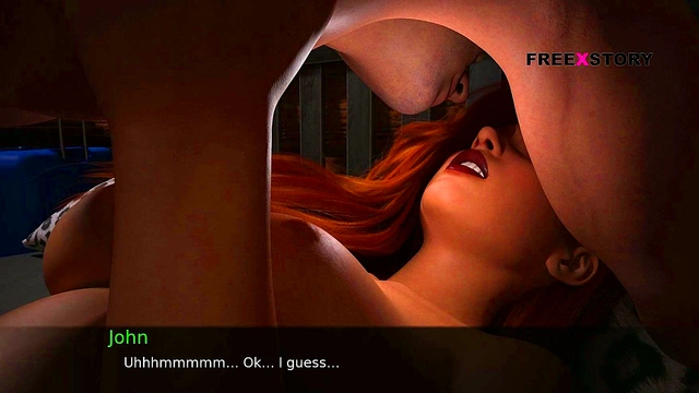 Lemon Seduces John in Bed for Steamy 3D Anime Game Fun