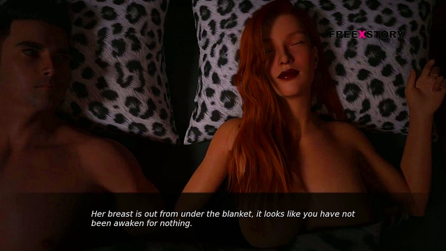 Lemon Seduces John in Bed for Steamy 3D Anime Game Fun