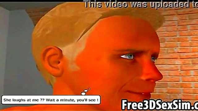 Sexy 3D Brunette Cartoon Hottie Strips Nude for Softcore Fun Modeling Session