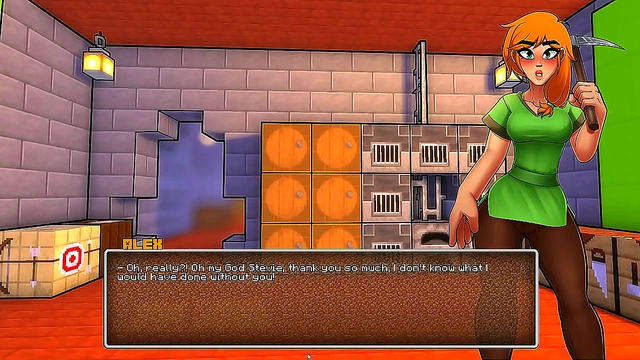 Golden Bikini Fun – Anime Parody Couple Gets Fabulous Aura In Hornycraft Adventure