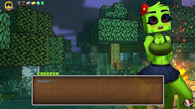 Golden Bikini Fun – Anime Parody Couple Gets Fabulous Aura In Hornycraft Adventure